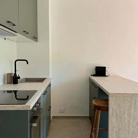 Studio Contemporain Avec Jardin Et Garage. *
